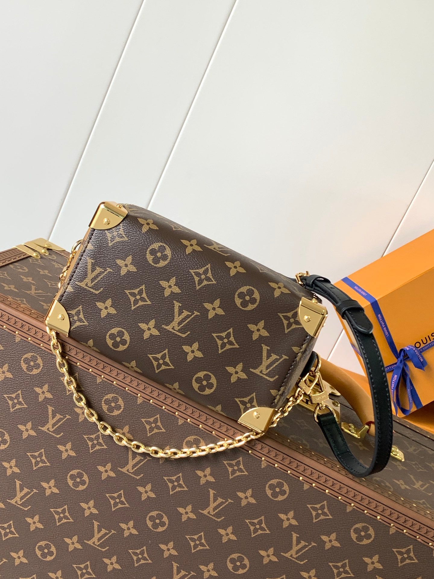 LOUIS VUITTON - SPEEDY TRUNK 20 - MONOGRAM CANVAS