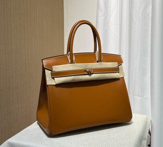 HERMEŚ BIRKIN 30CM - BOX - HANDMADE