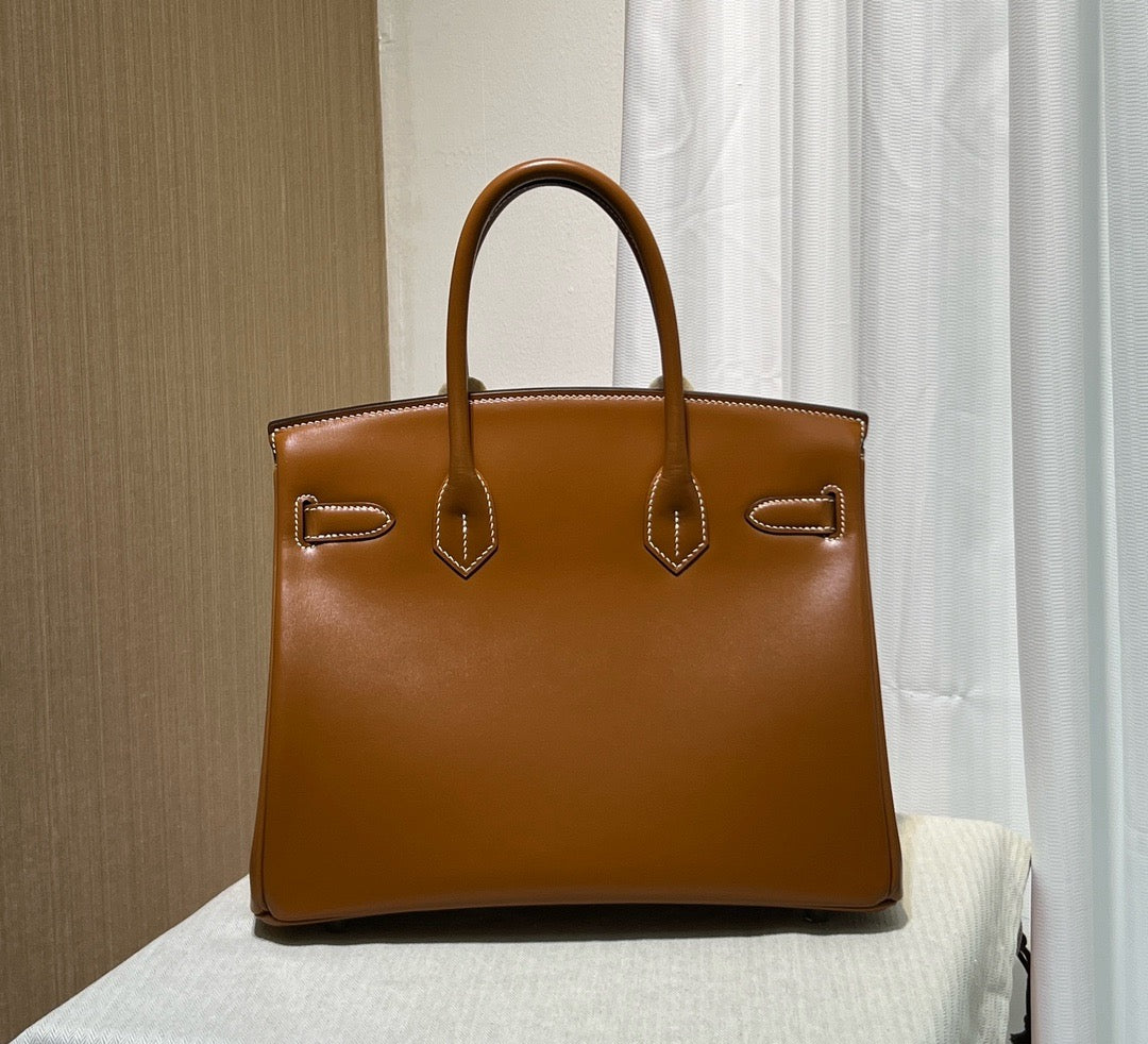 HERMEŚ BIRKIN 30CM - BOX - HANDMADE