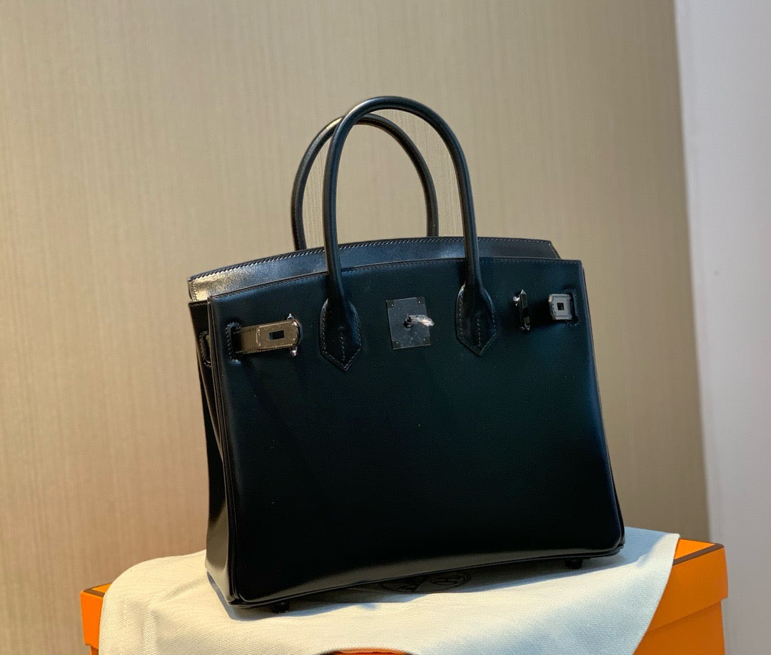 HERMEŚ BIRKIN 30CM - BOX - HANDMADE