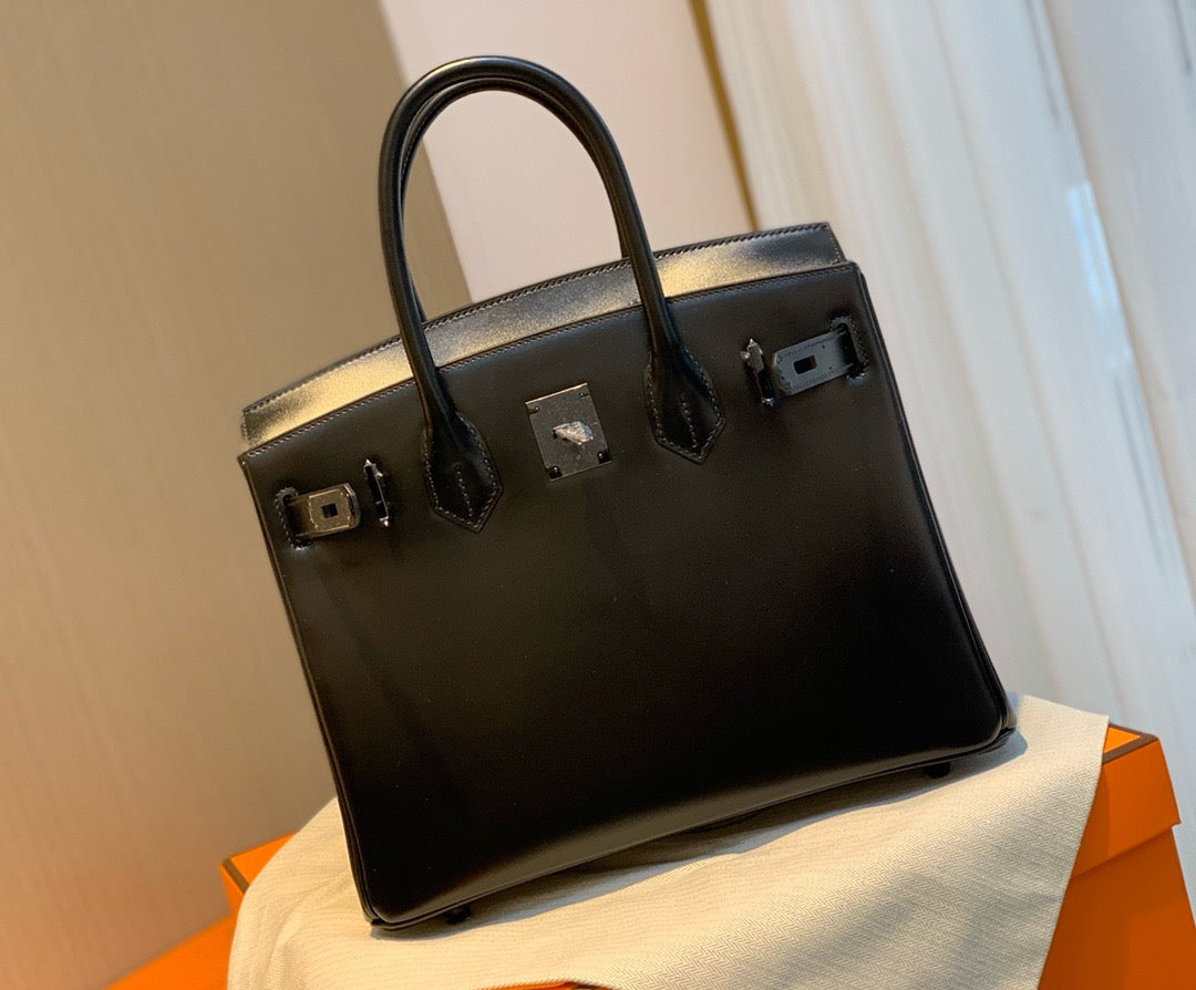 HERMEŚ BIRKIN 30CM - BOX - HANDMADE