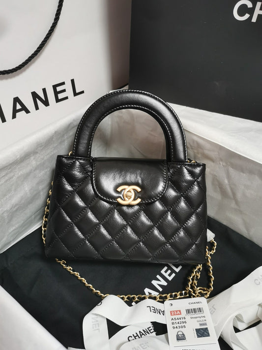 CHANEL - KELLY SHOPPER - BAG - BLACK