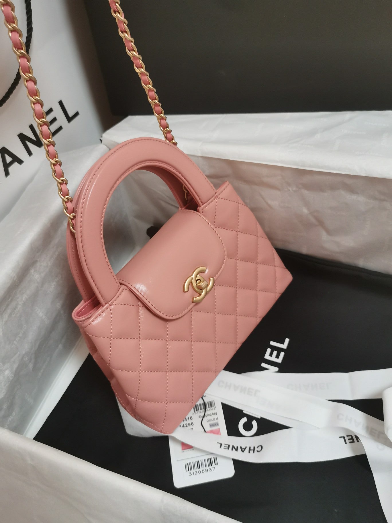 CHANEL - KELLY SHOPPER - BAG - PINK